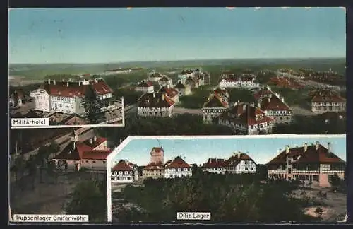 AK Grafenwöhr, Truppenübungsplatz, Militärhotel und Offizierslager