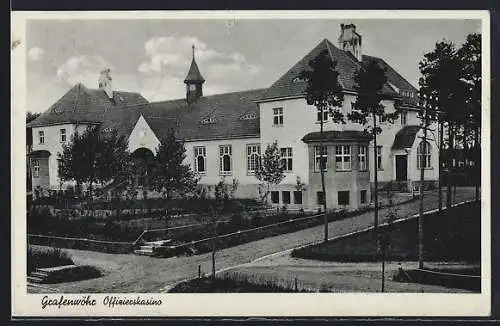 AK Grafenwöhr, Strassenpartie am Offizierskasino