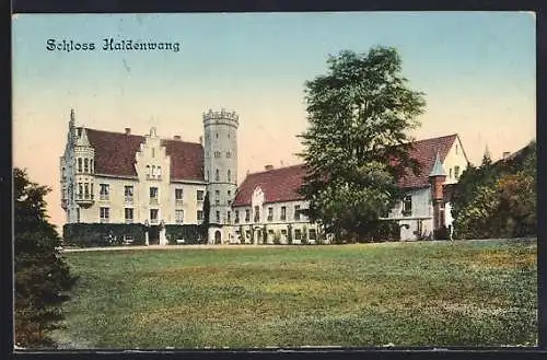 AK Haldenwang / Schwaben, Blick auf das Schloss