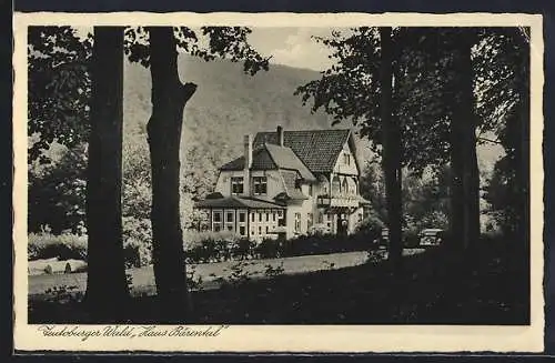 AK Kohlstädt i. Lippe, Waldhotel Bärental