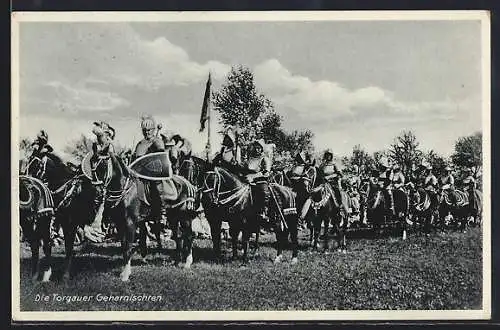 AK Torgau, Die Torgauer Geharnischten in einer Gruppe