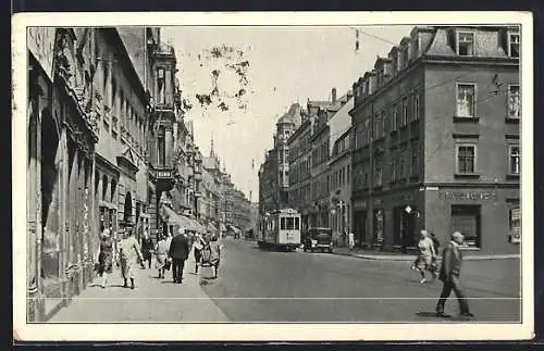 AK Chemnitz, Blick in die Innere Klosterstrasse