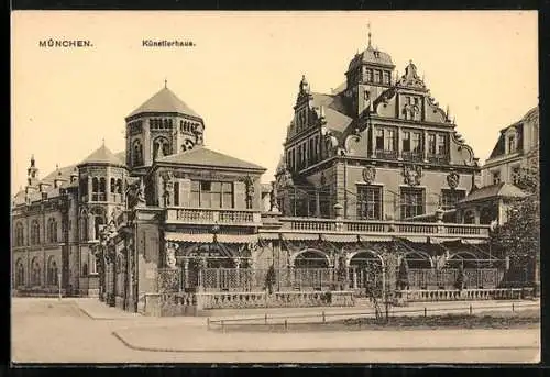 AK München, Künstlerhaus und Synagoge