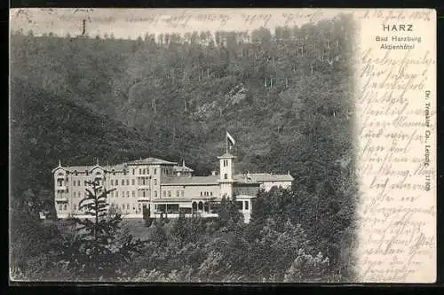 AK Bad Harzburg /Harz, Aktienhotel mit Umgebung