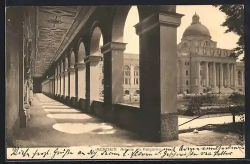 AK München, Arkade im Hofgarten