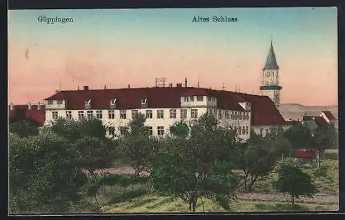 AK Göppingen, Blick auf das alte Schloss