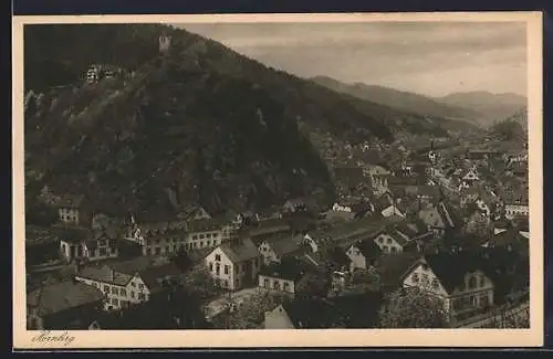 AK Hornberg / Schwarzwald, Blick ins Tal
