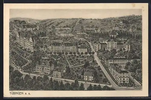 AK Tübingen a. N., Die verschiedenen Kliniken der Stadt