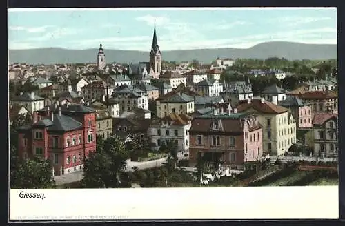 AK Giessen, Teilansicht mit Kirche