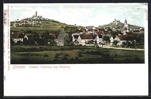 AK Giessen, Ruinen Vetzberg und Gleiberg