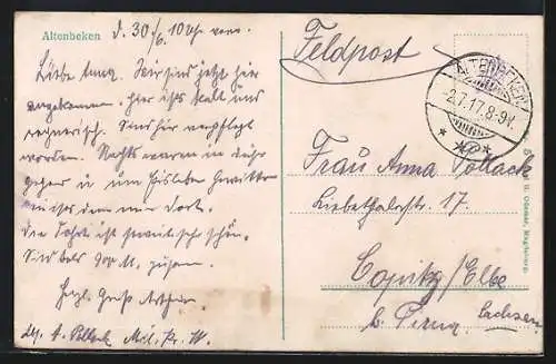 AK Altenbeken, Grosser Viadukt, Bahnhof u. Tunnel-Einfahrt