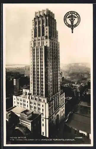 AK Toronto, The Canadian Bank of Commerce, Head Office