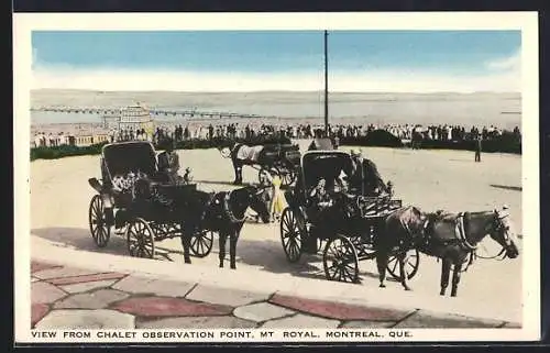 AK Mt. Royal /Montreal, View from Chalet Observation Point