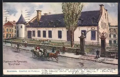 Künstler-AK Montreal, Chateau de Ramezay