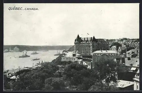 AK Québec, Teilansicht aus der Vogelschau