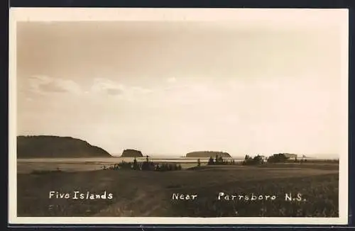 AK Parrsboro /N. S., Five Islands, Panorama