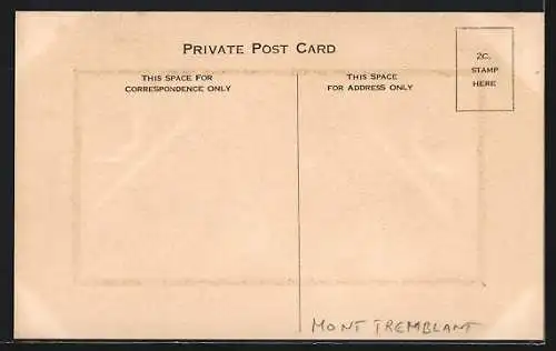 AK Mont Tremblant /Inn., Gebäudeansicht, Passepartout