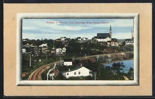 AK Kenora /Ont., Showing Notre Dame Church, Passepartout