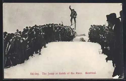 AK Montreal, Ski-ing, The Jump at finish of the Race