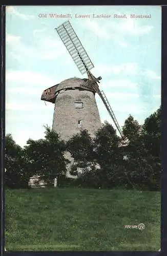 AK Montreal, Old Windmill, Lower Lachine Road, Windmühle