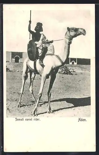 AK Aden, Somali camel rider