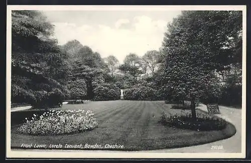AK Bowdon /Cheshire, Loreto Convent, Front Lawn