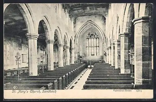 AK Sandbach, St. Mary`s Church, interior view
