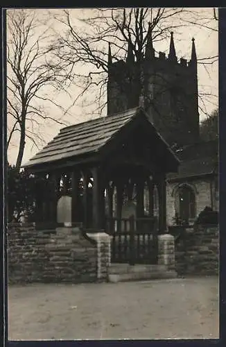 AK Pott Shrigley, View of the Churchand entrance to the church yard