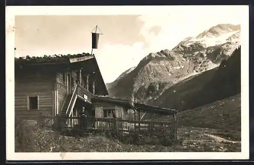 AK Oberpinzgau, Alpengasthof & Pension Enzian im Habachtal mit Lieterkogl