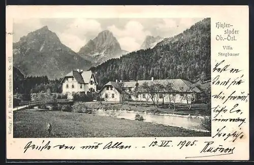 AK Hinterstoder, Villa Stegbauer