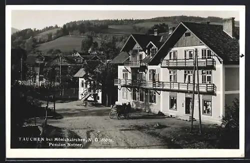 AK Tauchen, Pension Notter, Pferdegespann