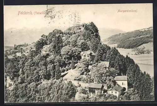 AK Feldkirch /Vorarlberg, Panorama mit Margaretenkapf
