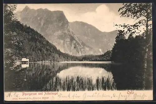 AK Oetz, Blick über den Piburgersee