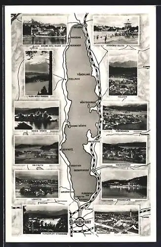 AK Klagenfurt, versch. Ansichten