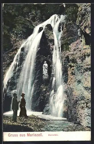 AK Marienfall, Wasserfall bei Mariazell