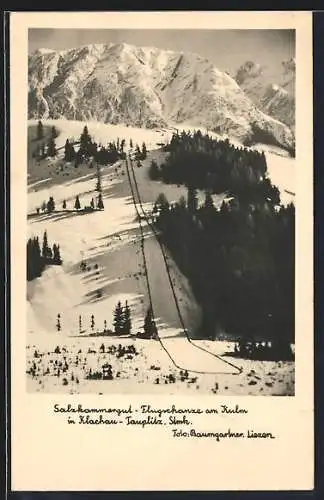 AK Klachau-Tauplitz, Ski-Piste aus der Vogelschau