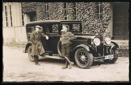 Foto-AK Auto Horch, Kennzeichen IV-52311