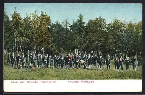 AK Artländer Trachtenfest, Wolfsjagd