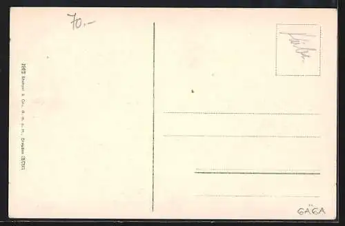 AK Pontafel-Ponteba, die Brücke (Reichsgrenze), il ponte