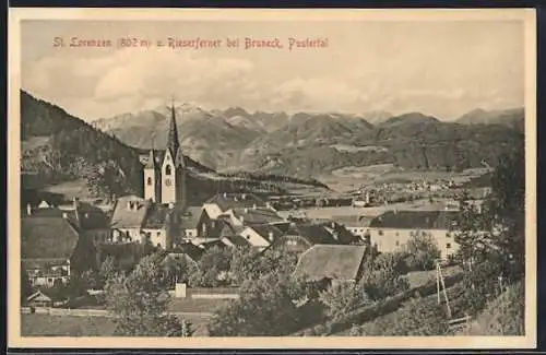 AK St. Lorenzen, Gesamtansicht mit Rieserferner