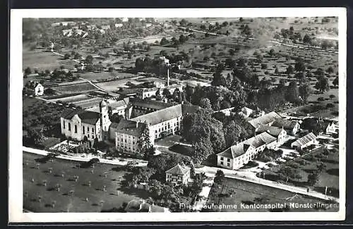 AK Münsterlingen, Kantonsspital, Fliegeraufnahme