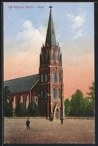 AK Libau, Blick zur lettischen Kirche