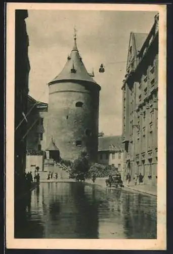 AK Riga, Strasse zum Pulverturm