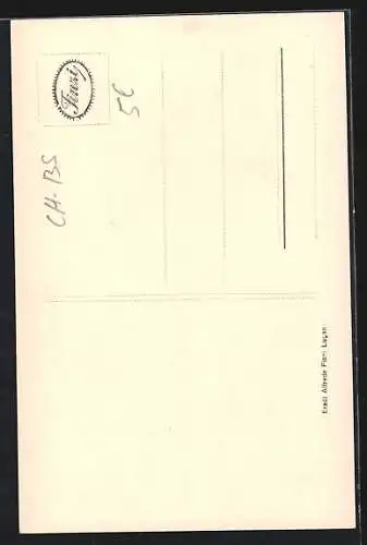 AK Basel, Rittergasse mit Münster