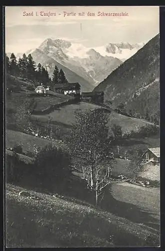 AK Sand in Taufers, Partie mit dem Schwarzenstein