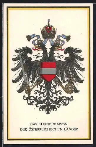 AK Österreich, das Wappentier, Rotes Kreuz