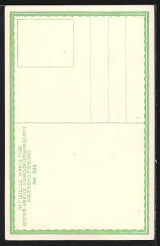 AK Österreich, das Wappentier, Rotes Kreuz