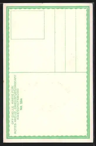 AK Österreich, das Wappentier, Rotes Kreuz