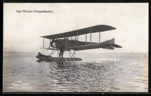 AK Sanke Nr. 314: Ago-Wasser-Doppeldecker