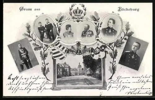 AK Bückeburg, Fürst Georg von Schaumburg-Lippe, Schloss